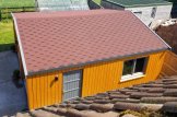 Garagem de madeira pré-fabricada para 2 carros SILVIA DUO ALT (34 mm + revestimento), 6x6 m, 36 m² customer 3