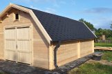 Garagem de madeira pré-fabricada para 1 carro BARN (44 mm), 5x6 m, 30 m² customer 3