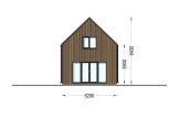 Casa pré-fabricada para habitação ALINA PV (Isolamento térmico PLUS, 44 mm + revestimento), 46 m² specification 3