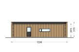Casa de madeira para habitação BELLA I RV (Isolamento térmico PLUS, 44 mm + revestimento), 46 m² specification 4