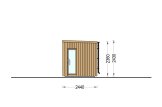 Sauna de madeira OKO 1 (pinho natural) – 2,3×2,3 m, 4,1 m² specification 5