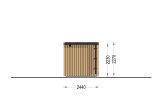 Sauna de madeira OKO 2 (ThermoWood) – 2,3×1,6 m, 2,7 m² specification 4