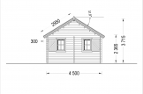 Casa de madeira pré-fabricada SCOOT (Isolamento térmico, 44+44 mm), 27 m² com mezanino de 9 m² specification 5