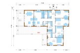 Casa de madeira para habitação TESSA RV (Isolamento térmico PLUS, 44 mm + revestimento), 130 m² specification 1