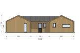 Casa de madeira pré-fabricada SCARLET S (44 mm + revestimento), 139 m² specification 4
