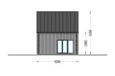 Casa de madeira para habitação SELIA RV (Isolamento térmico PLUS, 44 mm + revestimento), 44 m² specification 6