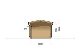 Casa de madeira para jardim ELEONORA (34 mm), 6.6x3 m, 18 m² specification 5
