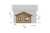 Casa de madeira para habitação HOLLAND RV (Isolamento térmico PLUS, 44 mm + revestimento), 116 m² specification 4