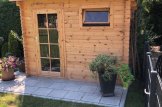 Abrigo de jardim em madeira MODERN (28 mm), 3x2 m, 6 m² customer 3