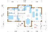 Casa pré-fabricada para habitação HOLLAND PV (Isolamento térmico PLUS, 44 mm + revestimento), 116 m² specification 1