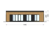 Casa de madeira para habitação CARLA RV (Isolamento térmico PLUS, 44 mm + revestimento), 66 m² specification 2