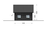 Casa pré-fabricada para habitação KARINA PV (Isolamento térmico PLUS, 44 mm + revestimento), 46 m² specification 6