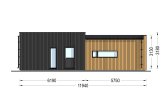Casa de madeira para habitação MALLY RV (Isolamento térmico PLUS, 44 mm + revestimento), 70 m² specification 4