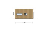 Casa de madeira para habitação LUCIA 2 RV (Isolamento térmico PLUS, 44 mm + revestimento), 50 m² specification 5