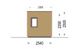 Abrigo de jardim em madeira PREMIUM S (Isolamento térmico PLUS, 34 mm + revestimento), 4.1x2.4 m, 10 m² specification 5
