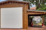 Garagem de madeira para caravana (44 mm), 4x8 m, 32 m² customer 1