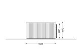Casa pré-fabricada para habitação BELLA 2 PV (Isolamento térmico PLUS, 44 mm + revestimento), 60 m² specification 5