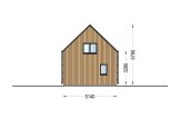 Casa de madeira pré-fabricada ALINA (Isolamento térmico, 34 mm + revestimento), 46 m² specification 5
