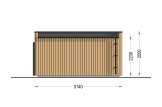 Abrigo de jardim em madeira PREMIUM (34 mm + revestimento), 5x4 m, 18 m² specification 4