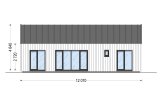 Casa pré-fabricada para habitação ADALINE PV (Isolamento térmico PLUS, 44 mm + revestimento), 42 m² specification 2