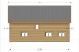 Casa de madeira pré-fabricada VERA S (44 mm + revestimento), 126 m² specification 5