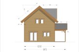 Casa de madeira pré-fabricada VERA S (44 mm + revestimento), 126 m² specification 4