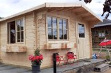 Abrigo de jardim em madeira DREUX (44 mm), 4x3 m, 12 m² customer 1
