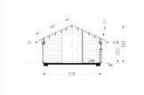 Casa de madeira pré-fabricada GRETA S (44 mm + revestimento), 48 m² specification 6