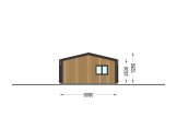 Casa de madeira pré-fabricada SELENE (Isolamento térmico, 44 mm + revestimento), 54 m² specification 3