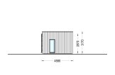 Casa pré-fabricada para habitação BELLA I PV (Isolamento térmico PLUS, 44 mm + revestimento), 46 m² specification 3