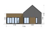 Casa pré-fabricada para habitação MIRABEL PV (Isolamento térmico PLUS, 44 mm + revestimento), 70 m² specification 2