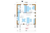 Casa pré-fabricada para habitação KAYA 4L PV (Isolamento térmico PLUS, 44 mm + revestimento), 50 m² specification 1