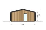 Casa de madeira pré-fabricada ANGELA (44 mm + revestimento), 43 m² specification 5