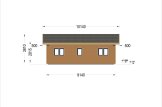 Casa de madeira pré-fabricada ALICE S (44 mm + revestimento), 63 m² specification 4
