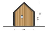 Casa de madeira para habitação SALLY RV (Isolamento térmico PLUS, 44 mm + revestimento), 20 m² specification 4