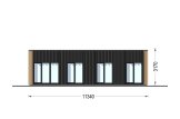 Casa de madeira para habitação BELLA 2 RV (Isolamento térmico PLUS, 44 mm + revestimento), 60 m² specification 2