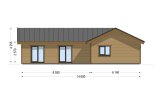 Casa de madeira para habitação PAULA RV (Isolamento térmico PLUS, 44 mm + revestimento), 118 m² specification 2