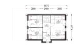 Casa pré-fabricada para habitação ASTRID PV (Isolamento térmico PLUS, 44 mm + revestimento), 92 m² specification 2