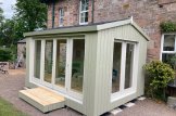 Escritório de jardim EMMY (Isolamento térmico, 34 mm + revestimento), 3x3 m, 9 m² customer 3