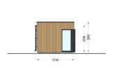 Abrigo de jardim em madeira PREMIUM (34 mm + revestimento), 5x3 m, 13 m² specification 5
