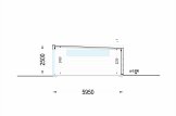 Garagem de madeira pré-fabricada para 1 carro SILVIA F (34 mm + revestimento), 5x6 m, 30 m² specification 6