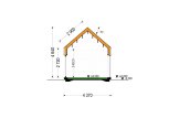 Casa pré-fabricada para habitação ADALINE PV (Isolamento térmico PLUS, 44 mm + revestimento), 42 m² specification 6