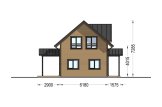 Casa de madeira para habitação VERA RV (Isolamento térmico PLUS, 44 mm + revestimento), 127 m² specification 4
