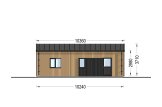 Casa de madeira pré-fabricada SELENE RV (Isolamento térmico PLUS, 44 mm + revestimento), 54 m² specification 4