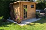 Abrigo de jardim em madeira MODERN (28 mm), 3x2 m, 6 m² customer 1