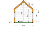 Casa de madeira para habitação SALLY RV (Isolamento térmico PLUS, 44 mm + revestimento), 20 m² specification 6