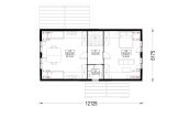 Casa pré-fabricada para habitação VERA PV (Isolamento térmico PLUS, 44 mm + revestimento), 127 m² specification 2