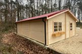 Garagem de madeira pré-fabricada para 3 carros TRIO (44 mm), 9x6 m, 54 m² customer 2