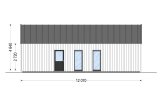 Casa pré-fabricada para habitação ADALINE PV (Isolamento térmico PLUS, 44 mm + revestimento), 42 m² specification 4