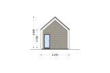 Casa pré-fabricada para habitação ADALINE PV (Isolamento térmico PLUS, 44 mm + revestimento), 42 m² specification 5